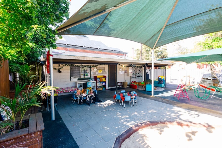 Verandah and shade sails for all weather play